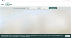 Desktop Screenshot of hotel-alpha.de